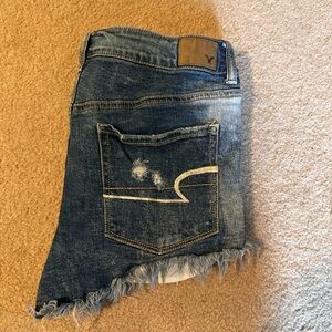American Eagle Acid Wash Denim Shorts